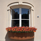 Fall Mums Artificial Flowers for Outdoors Potted, 12 Bundles Fake Fall Daisy Flower with Realistic Eucalyptus Leaves, Fake Plants for Greenery Boxwood Porch Patio Garden Pot Courtyard(Orange Brown)