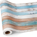 Hahafelt 1.3x39 ft Fabric Bulletin Board Roll Wood Grain Bulletin Board Non-Woven Reusable Waterproof Erasable Wrinkle Resistant Fabric Roll for Background Decor DIY Craft