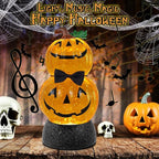 Halloween Snow Globe Lantern Lighted Pumpkin Musical Snow Globe Glitter with 6H Timer Battery and USB Operated Halloween Snow Globes Water Lantern for Spooky Festival Party Decoration (Pumpkin)