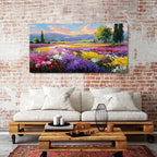 Flower Wall Art Vintage White Floral Canvas Pictures Abstract Blooming Flower Prints Painting Large Abstract Botanical Blossom Wall Decor Elegant Artwork Bedroom Living Room Decoration 29.53x57.87"