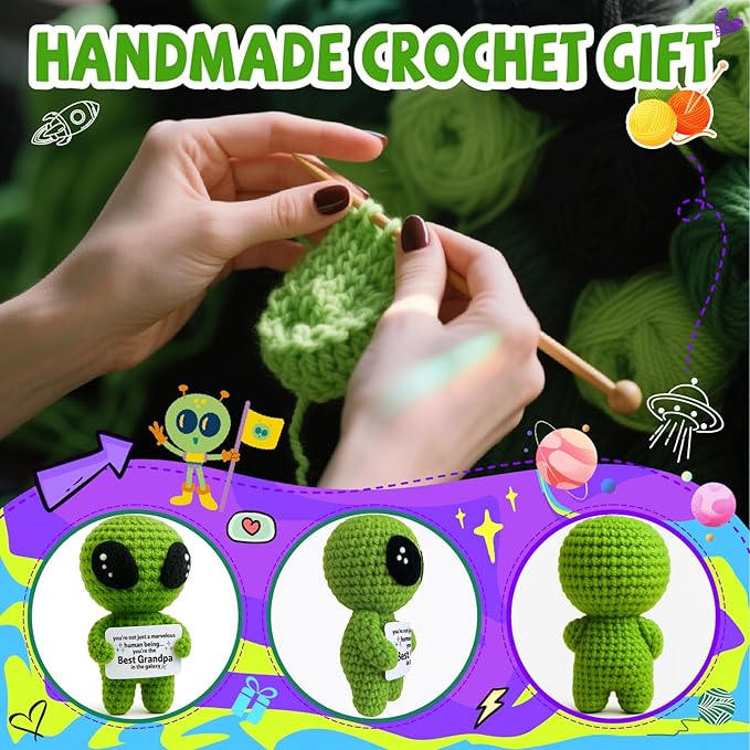 MAMAGIFTREE Fathers Day Grandpa Gifts – Cute Handmade Birthday Gift for Papa Grandparents Day Present from Granddaughter, Grandson Grandkids for Christmas Valentine's Retirement