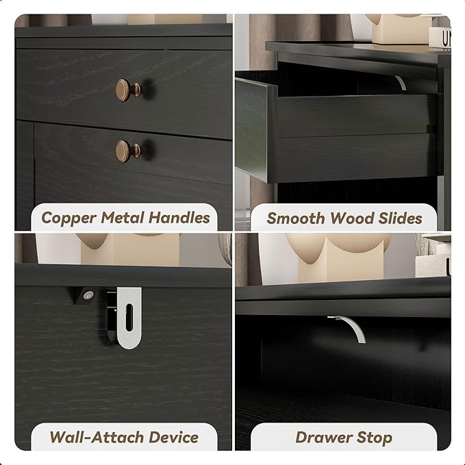 Shoe Storage Cabinet with 2 Flip Doors Set of 2, Wooden Narrow Shoe Cabinet Organizer with Drawer, Freestanding Hidden Shoe Rack with Adjustable Shelf for entryway, Hallway, Living Room, Black