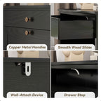 Shoe Storage Cabinet with 2 Flip Doors Set of 2, Wooden Narrow Shoe Cabinet Organizer with Drawer, Freestanding Hidden Shoe Rack with Adjustable Shelf for entryway, Hallway, Living Room, Black