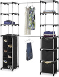 Whitmor Modern Industrial Freestanding Closet Organizer