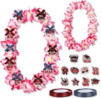 Leis for Graduation 2026, Artificial Flower Wreath with Cards Graduation Lays Gifts, Congrats Grad for High School