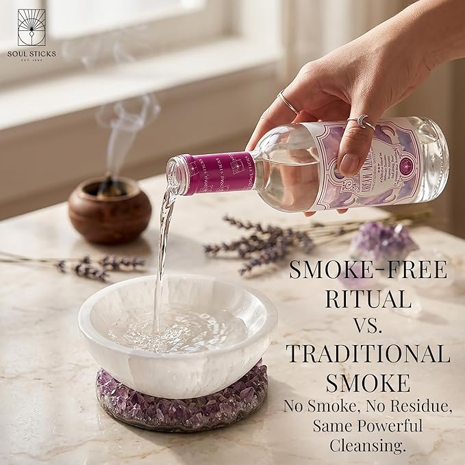SOUL STICKS Cleansing Water 7.5 oz. Bottle for Rituals, Clearing Negative Energy and Purifying Home Spiritual Florida Water Area Deodorizer (Dream Manifest)