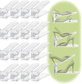 16 Pack Shoe Slots Organizer for Closet, Adjustable Shoe Stackers for a Pair of Shoes Shoe Rack Storage Shoe Space Saver 50% Shoe Shelf Display Holder for Closet