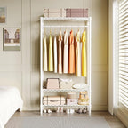 Clothes Rack with Shelves Load 660lbs Adjustable Metal Wire Shelving Garment Rack Freestanding Closet Organizers and Storage