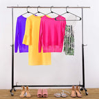 Utopia Home Plastic Hangers 20 Pack - Space Saving Clothes Hanger - Durable & Strong Closet Organizers and Storage with Built-in Strap Hooks - Essential for Shirts, Pants, Skirts & Coats (Black)