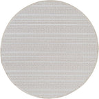 Modern Indoor Rug Stripe 6 Round Area Rugs for Living Room Luxury Kitchen Bedroom Durable Soft Geometric Durable Low and High Pile Stain Resistant Non Shedding Area Carpet 6 Round