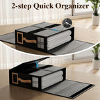3 Pack Foldable Bed Sheets Set Organizers and Storage(King & Queen Size),Linen Fabric Closet Organizers with Window,Folding Bedding Storage Box for Bedsheets and Pillow Cube Organizer-Black