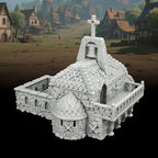RPG Accessory – 25mm Scale Unpainted Tabletop RPG Game Scenario Piece for Dungeons and Dragons, Trench Crusade Scenery – Medieval Village G AF1124G