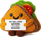MY-ALVVAYS Funny Get Well Soon Sandwich Positive for Friend Women Men, Handmade Recovery Encouragement Gift, Thinking of You Present Collectible Doll