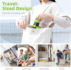 Vacuum Bags for Travel - USB Electric Pump, 15 Pack Carry-on Size Vacuum Seal Bags for Clothing - Space Saver Vacuum Storage Bags for Luggage, Travel Essentials.