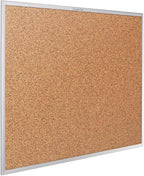 Quartet Standard Aluminum Frame Cork Bulletin Board, 60” x 36” (2305)