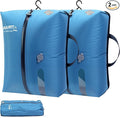 2 Pack Reusable Vacuum Bags for Travel,Waterproof Professional IP67 Zipper Reusable Vacuum Compression Bags,Space Saver Bags for Suitcases Backpack(No Pump)