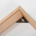 M&T Displays Wall Mount Natural Wood Magazine Brochure Rack Wooden Leaflet Literature Catalog Holder Easy Assembly Durable Clear PET G Pocket 10x(8.5x11) Inch for School Office Hospital Hotel Indoor