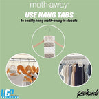 Richards Homewares Moth Away Herbal Non Toxic Natural Repellent, 6-Jumbo Sachets