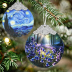 Bluebell Stained Glass Orament - Christmas Ornament - Christmas Decorations for Tree - Holiday Present ldeas - Gift Exchange