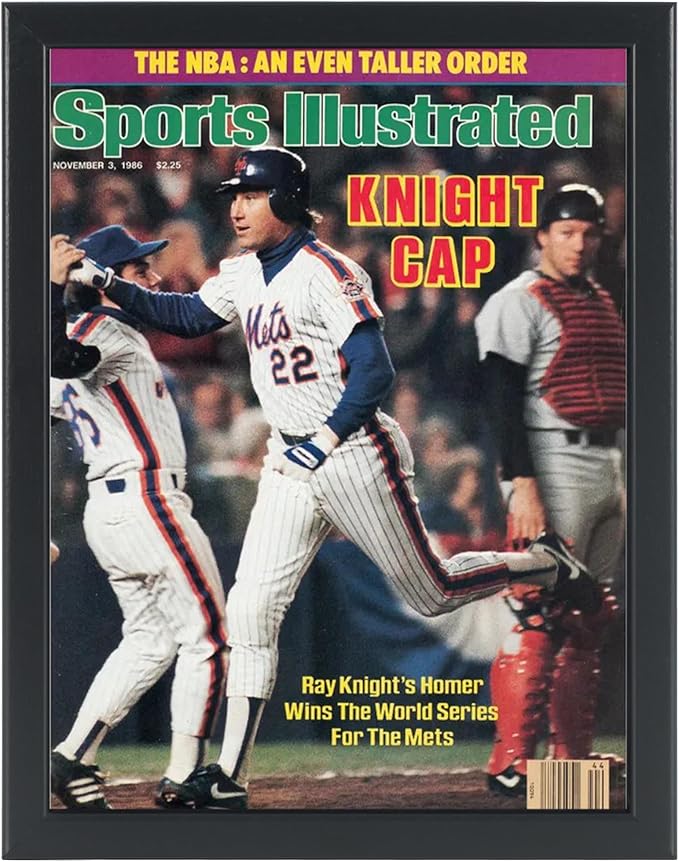 DisplayGifts Sports Illustrated Magazine Clear Acrylic Cover Display Case Frame (for 80s to June 1994 Issues, 8.15" W X 10.75" H X 0.5" D)