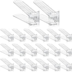 Clear Shoe Slot Organizer, 36 Pack Adjustable Shoe Slots Organizer for Closet Clear Shoe Stackers Shoe Rack Holder Shoes Space Savers for a Pair of Shoes
