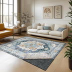 Waterproof Rug Pad, 2x3 ft Area Rug Non-Slip Carpet Pad, 1/4" Thick Non-Slip Rug Pads for All Floors and Finishes, Felt Pad for Hardwood Floors, Keeps Carpets in Place Soft and Safe