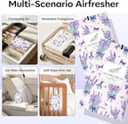 MYARO 20 Pack Lavender Scented Sachets - Drawer & Closet Air Freshener Bags, Natural Odor Eliminator for Car, Home, Bedroom, Office & Travel