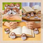 Marsui 10 Pcs 5 Pcs Crochet Dolls Christian Positive Gifts for Women Mini Jesus Figures with Positive Card Handmade Religious Crochet Plush Doll for Church Sunday School Motivational Gift (Multicolor)