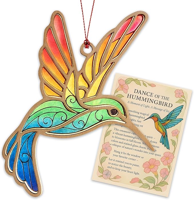 Hummingbird Gifts for Women 2026 - Mothers Day mom Gifts - Hummingbirds Christmas Ornaments 2026 for Meaningful Valentines Hummingbird Valentines Birthday Gift for Mom Wife Girlfriend