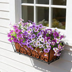 INQCMY Artificial Fake Pansy Flowers for Outdoor, 12 Pcs Faux Silk Pansies Flower for Spring Summer Decoration, UV Resistant Fake Plants for Outside Planter Porch Yard Patio Home Decor(Mixd Purple)