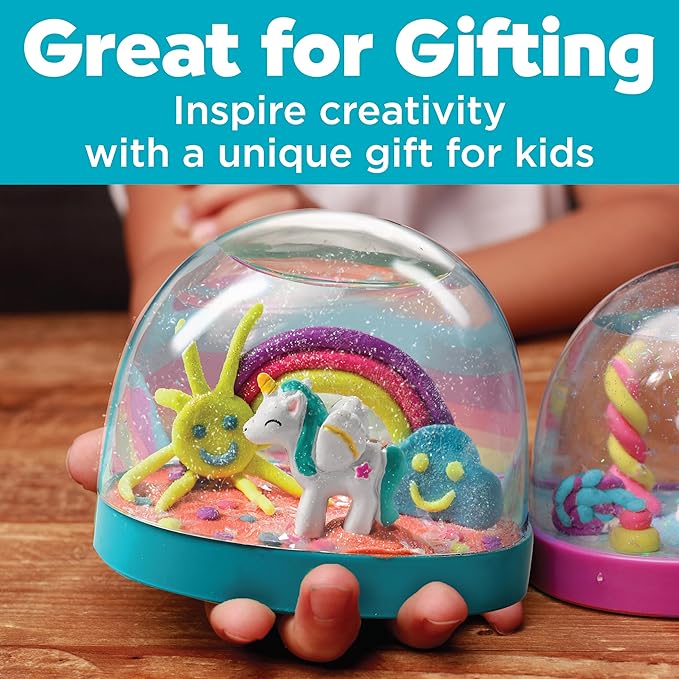 Creativity for Kids Make Your Own Water Globes: Magical Unicorns - Create 2 Snow Globe Unicorn Toys, Arts and Crafts and Girls Toys, Unicorn Gifts for Girls (Ages 6+)