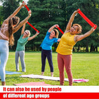Deekin 20 Pcs Resistance Bands Resistance Loop Exercise Bands Exercise Equipment Elastic Drap Ring for Women and Men Home Fitness, Gym, Yoga