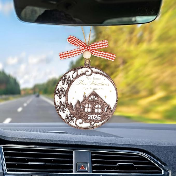 New Home Christmas Ornament 2026, Housewarming Gifts for Owners, Men, Women, First Home Together Ornaments, New Beginning Decor, New Home Owners Gift Ideas, House Warming Gifts New Home