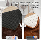 8x10 Area Rugs for Living Room Bedroom: Ultra Soft Fluffy Shag Rug Upgrade Non-Slip Non-Shedding Large Fuzzy Plush Carpet Indoor Floor Carpets for Kids Room Playroom Nursery Dorms Home Decor Brown