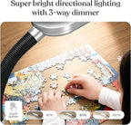 Brightech Litespan Titanium Silver LED Floor Reading Lamp, Energy Efficient, Adjustable Standing, 850-950 Lumens, 12W, 3-Year Warranty