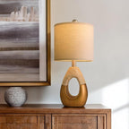 OYEARS 19" Table Lamps Set of 2, Boho Lamps for Living Room, Rustic Bedside Lamps for Bedroom, Farmhouse Rattan Table Lamp, Small Space Nightstand Lamp for Home Office (Bulb Not Included, Gold)
