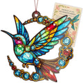 Hummingbird Gifts for Women - Christmas Ornament 2026 - Beautiful Christmas Ornaments Decorative Hummingbird with Meaningful Story Card Humming Bird Valentines Birthday Teacher Gift