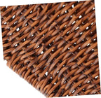 VOSAREA Indoor Umbrella Stand with Rattan Weave Design Plastic Holder for Entryway Cafes Hotels Efficient Umbrella Storage Organizer for Canes and Walking Sticks