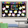 Employee Recognition Bulletin Board Decor - 20 Paper Cutouts Expressing Appreciation and Acknowledgment, Perfect for School, Classroom, and Office Wall Decor