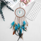 DIY Dream Catcher Kit - Making Dream Catcher Supplies Craft Kit, Handmade Wall Decor for Bedroom, Living Room, Wedding and Party Decoration (Turquoise)