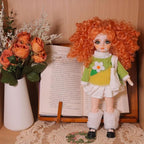 Original 1/6 Scale Anime Doll with Hand-Painted Face, Unique Cute Collectible Ball-Jointed Doll with Removable Outfit, 30cm Art Figure for Christmas & Birthday Gifts (Poppy)