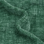 CaliTime Christmas Throw Pillow Covers Decorative 24 X 24 Inches Pack of 2 Cozy Chenille Cushion Cases for Couch Sofa Bed Living Room Home Dark Green