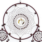 Dream Catchers for Adults,Large Dream Catchers for Bedroom,Brown Boho Dream Catcher Wall Decor Tree of Life Suncatcher Hanging Decoration Festival