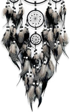 Dream Catchers for Adults Black Dream Catchers Large Dream Catcher Boho Dream Catcher Wall Decor for Boys Teen Room Decor Dorm Living Room Hanging Decoration Festival Gifts