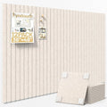 Large Cork Board for Wall 36" x 48" Oatmeal Bulletin Board with Safe Removable Adhesive Squares for Pictures Photos, Alternative CorkBoard Felt Pin Boards Tiles for Office Classroom Wall Decor-12 Pack