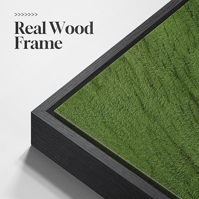 Long Narrow Framed Sage Green Vertical Abstract Wall Art Set, 2 Piece Modern Canvas Prints Paintings Artwork for Walls, Green Minimalist Pictures for Hallway Entryway Living Room Bedroom Wall Decor