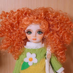 Original 1/6 Scale Anime Doll with Hand-Painted Face, Unique Cute Collectible Ball-Jointed Doll with Removable Outfit, 30cm Art Figure for Christmas & Birthday Gifts (Poppy)