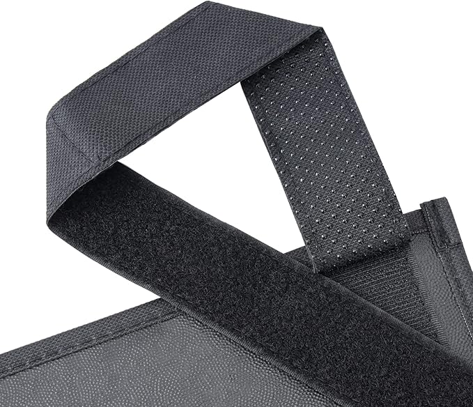 Zafit Hanging Bedside Caddy, Bedside Storage Organizer for Magazine, Phone, Remote control (Classic4 Pockets-Black)