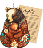 Mama Bear Gifts, Grandma, Mom Birthday Gifts, Mothers Day Suncatcher Hanging, Ideas, Acrylic Bear Mom and Baby Window Hanging Ornament Decor