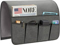 Sofa Armrest Organizer, Remote Control Holder for Recliner Couch, Arm Chair Caddy with 6 Pockets for Magazine, Tablet, Phone, iPad